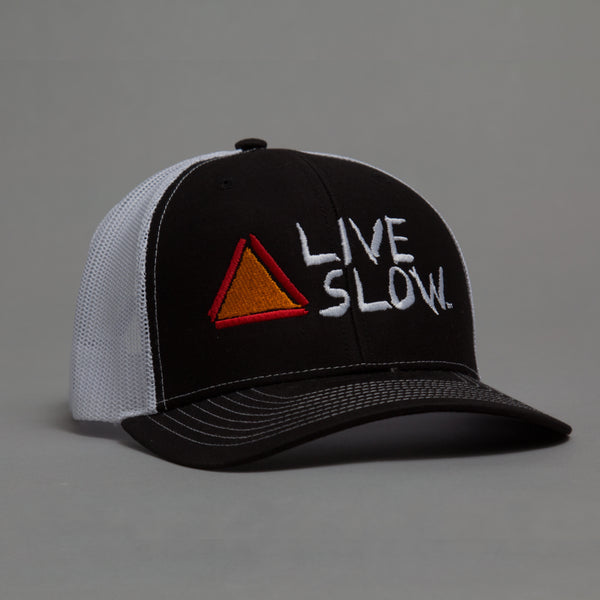 0.0 LIVE SLOW™ Original Snap Back Trucker Hat, Guys and Gals